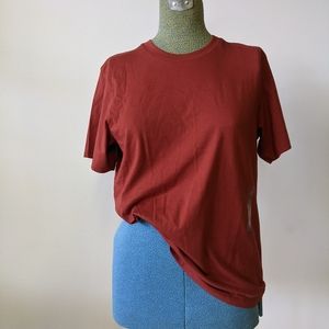 Men's Rust Red Uniqlo Supima T-shirt